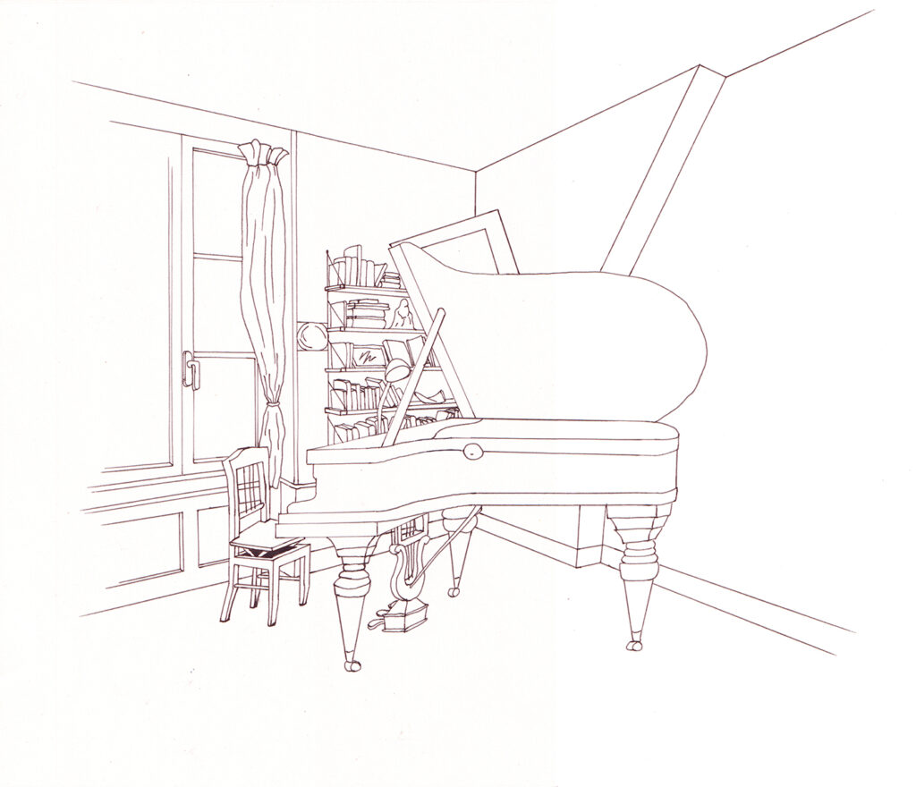 Piano au salon